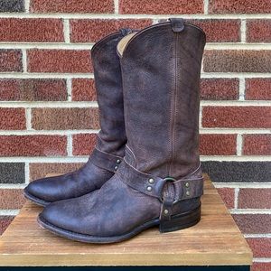 Frye Harness Women’s Biker Moto boots 6.5